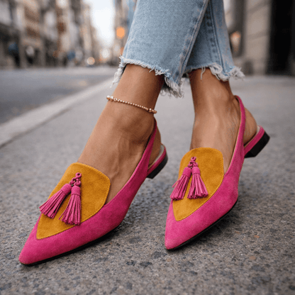 Eloisa | Sandali Eleganti con Pennacchi