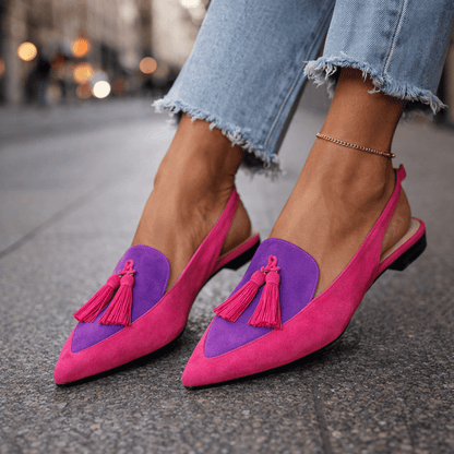 Eloisa | Sandali Eleganti con Pennacchi