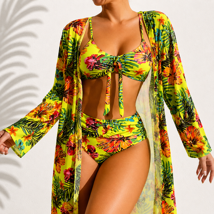 Maria | Bikini 3 pezzi Elegante Tropicale Marie