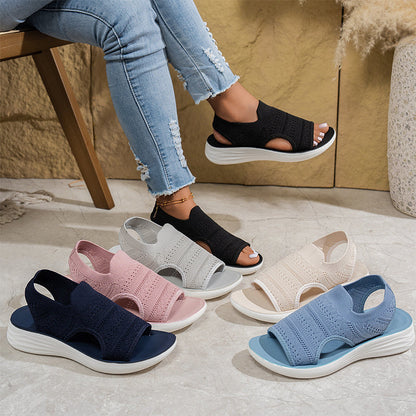 Arianna™ | Sandali con plateau, realizzati in materiale traspirante per donne