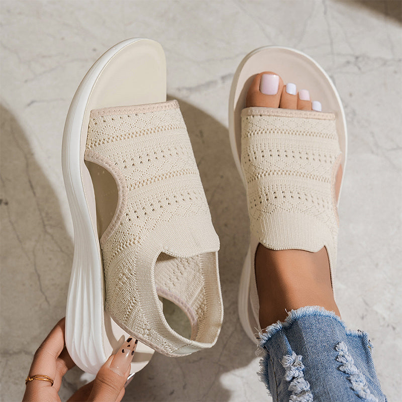 Arianna™ | Sandali con plateau, realizzati in materiale traspirante per donne