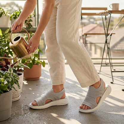 Arianna™ | Sandali con plateau, realizzati in materiale traspirante per donne
